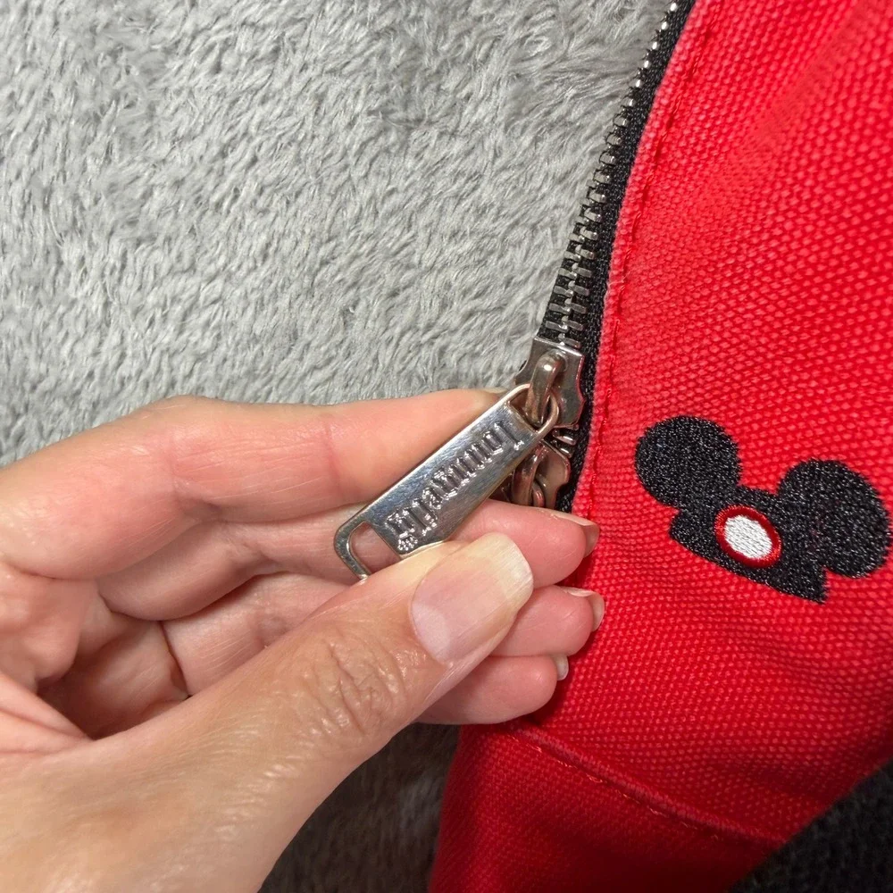 Disney Parks 2020 Red Canvas Loungefly Mickey Mouse Ear Hat Backpack